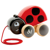 Hape Ladybug Push & Pull Along Toy - Colorland Toys