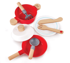 Hape Little Chef Cook & Serve Set E3188 - Colorland Toys