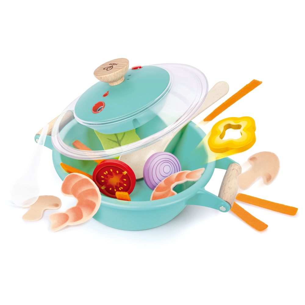 Hape Little Chef Cooking & Steam Toy Kitchen Playset - Colorland Toys