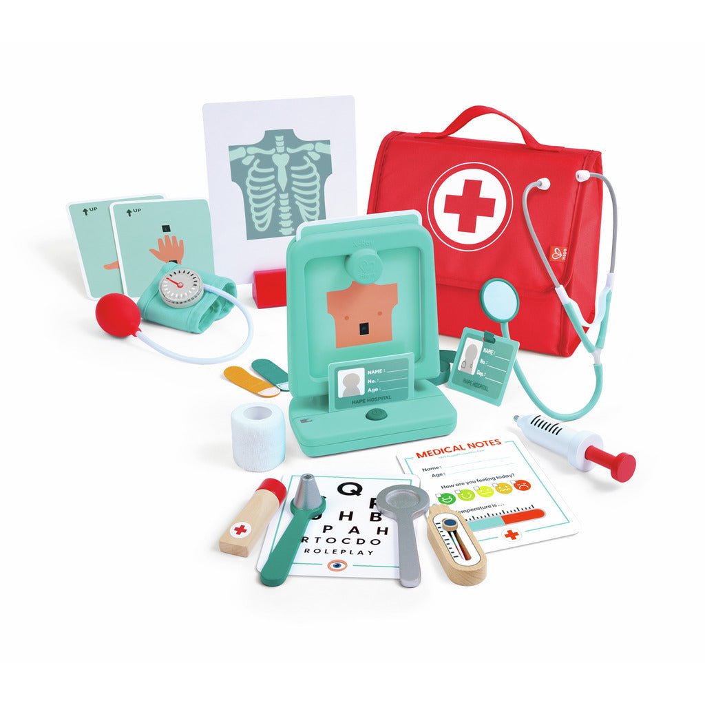 Hape Little Doctor's Medical Set E3228 - Colorland Toys