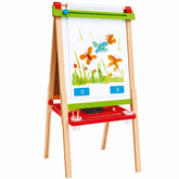 Hape Magnetic All-in-1 Double Sided Standing Easel E2016 - Colorland Toys