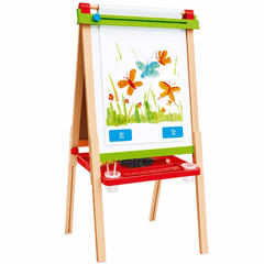 Hape Magnetic All-in-1 Double Sided Standing Easel E2016 - Colorland Toys