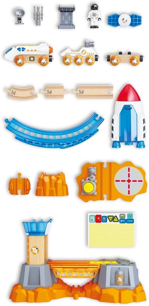 Hape Mars Mission Launch Set E3798 - Colorland Toys