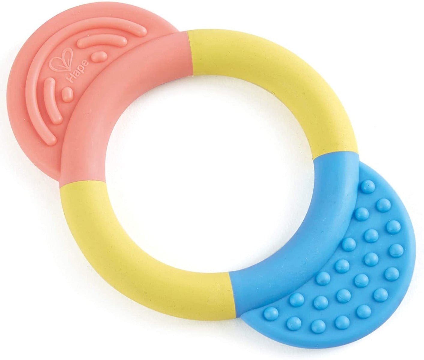 Hape Multi - Textured Teether Ring - Colorland Toys