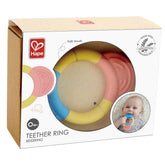 Hape Multi - Textured Teether Ring - Colorland Toys