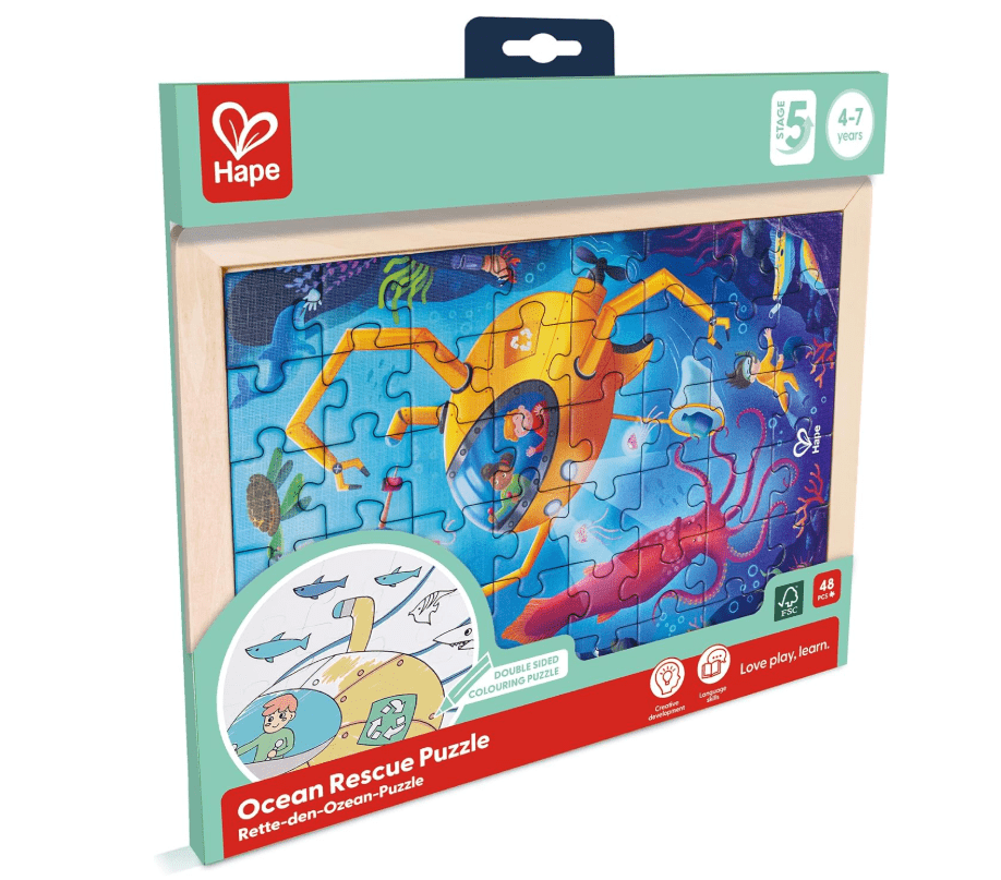 Hape Ocean Rescue Puzzle E1643 - Colorland Toys