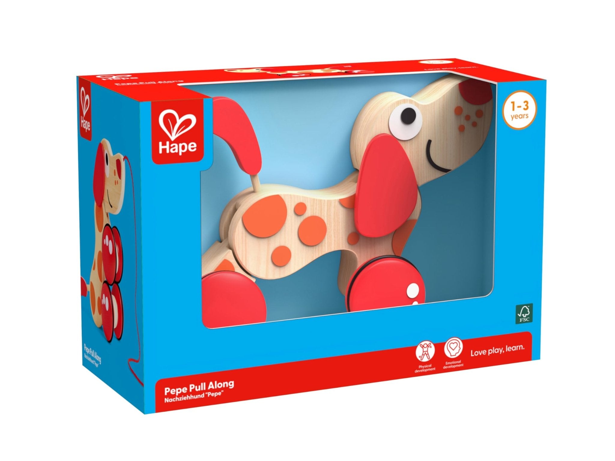 Hape Pepe Pull Along E0347 - Colorland Toys