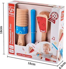 Hape Percussion Duo E0605 - Colorland Toys
