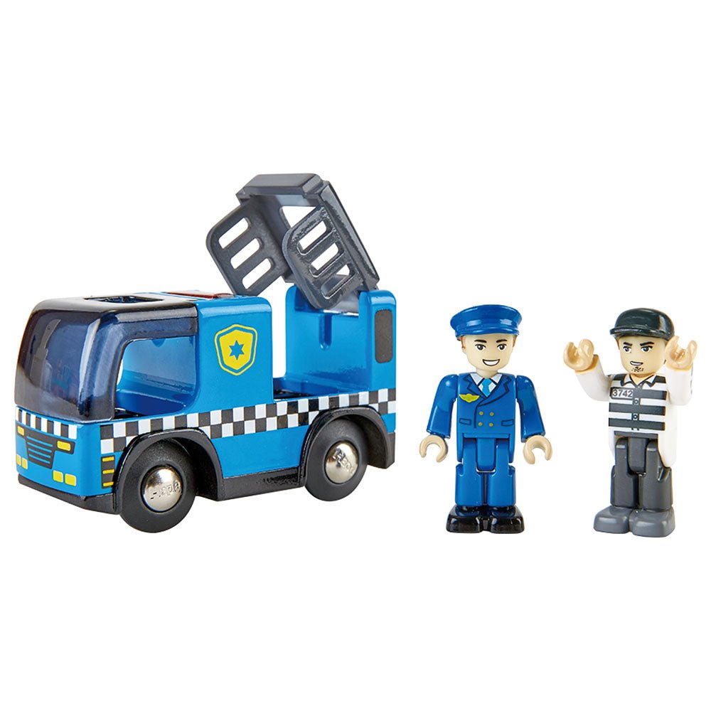 Hape Police Car With Siren - Colorland Toys