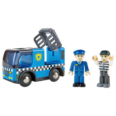 Hape Police Car With Siren - Colorland Toys