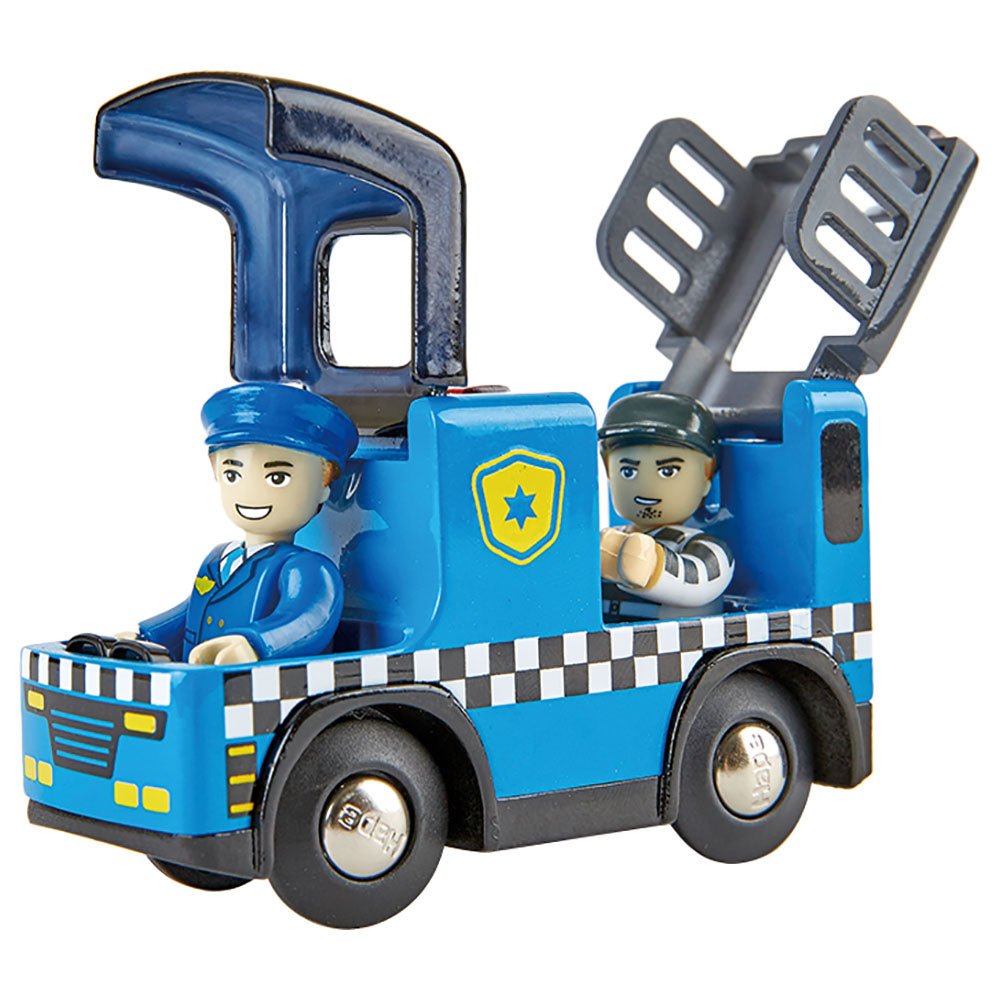 Hape Police Car With Siren - Colorland Toys