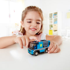 Hape Police Car With Siren - Colorland Toys