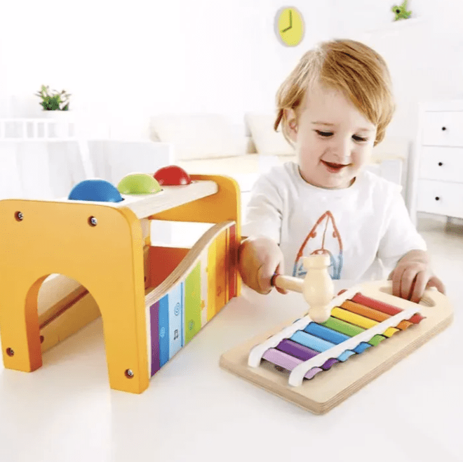 Hape Pound and Tap Bench E0305 - Colorland Toys
