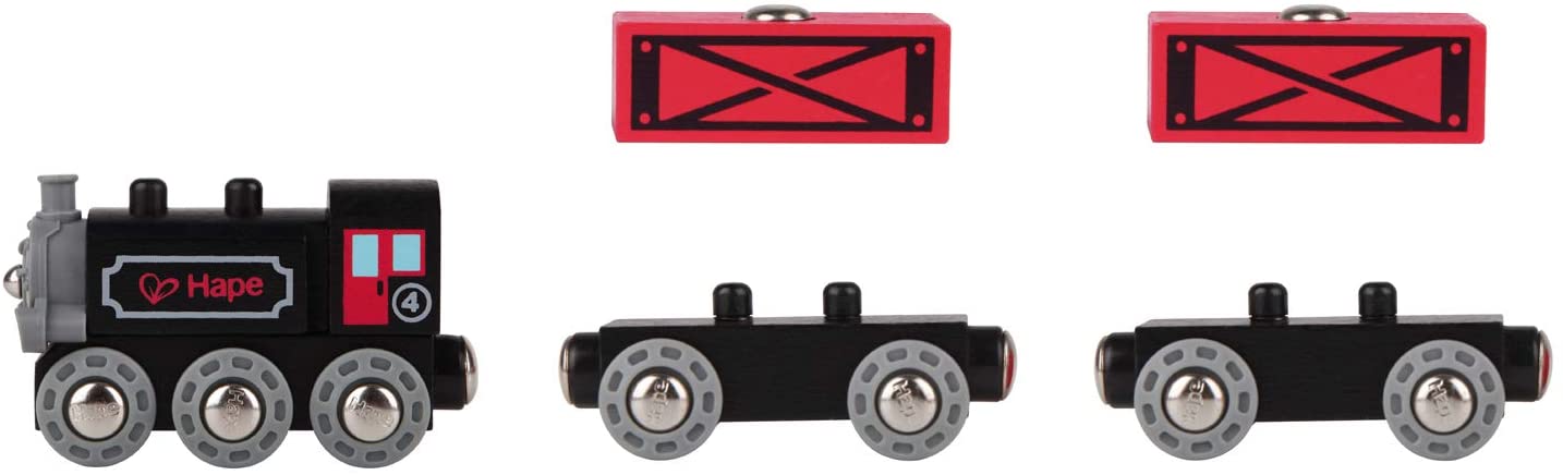Hape Railway Steam - Era Freight Trainset - Colorland Toys