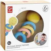 Hape Rattling Rings Teether E0024 - Colorland Toys
