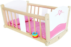 Hape Rock - a - bye Baby Cradle E3601 - Colorland Toys