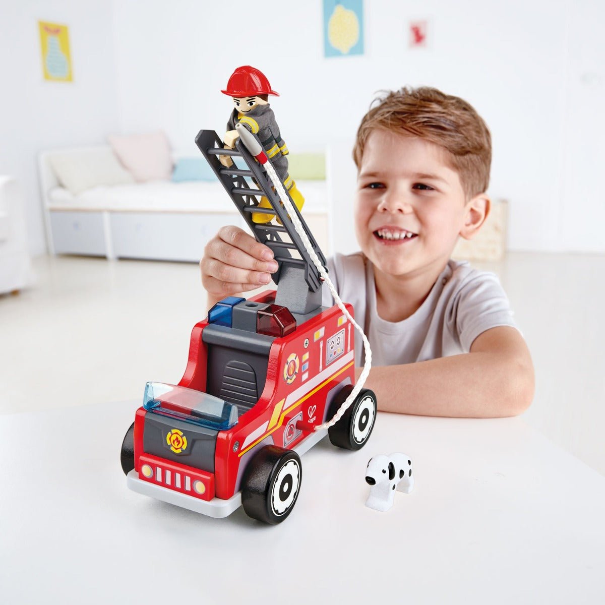 Hape Role Play Fire Rescue Team 3pcs - Colorland Toys