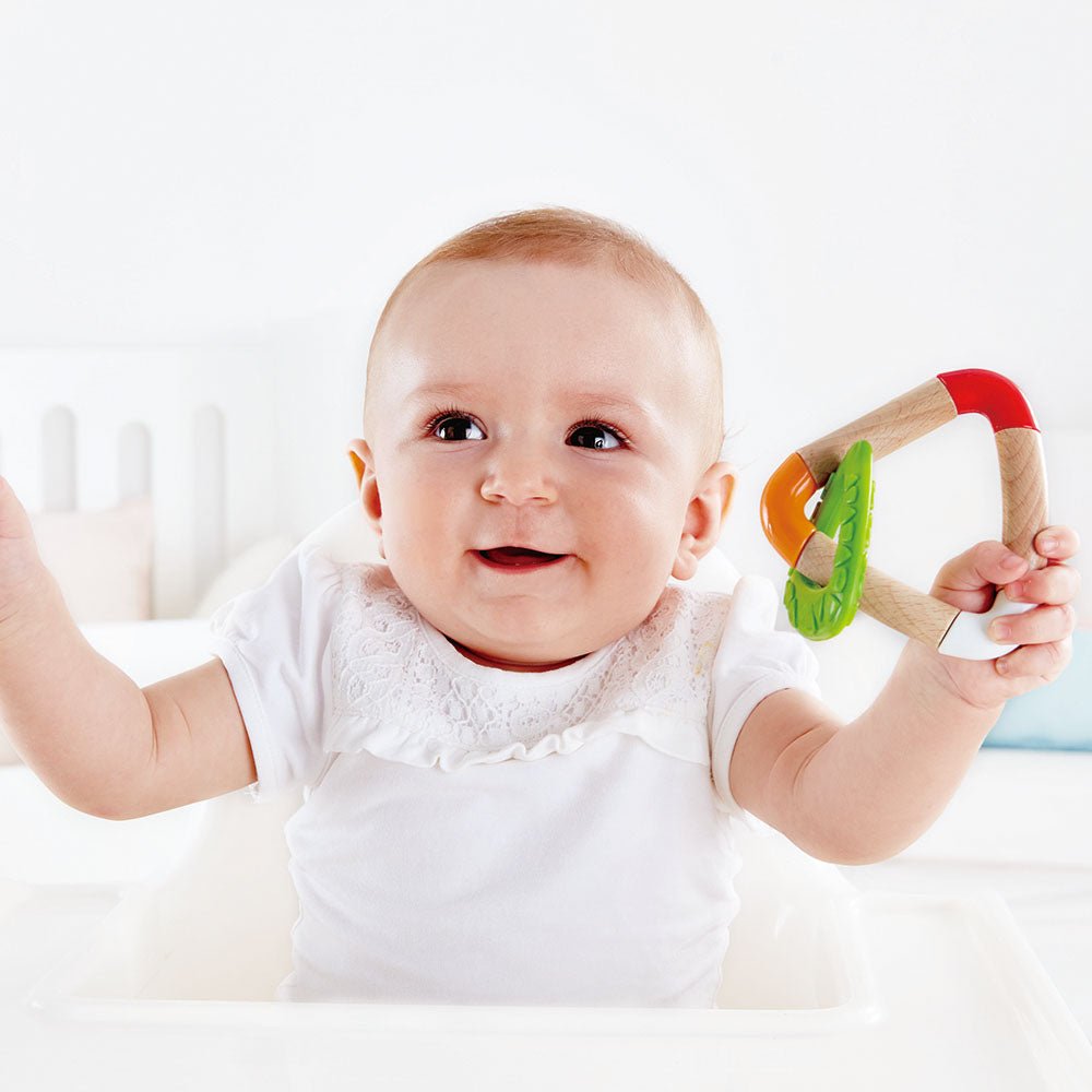 Hape Roller Rattle Infant Toy - Colorland Toys