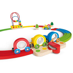 Hape Sights & Sounds Railway Set E3815 - Colorland Toys