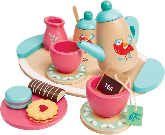 Hape Tea Time Wooden Play Set E3207 - Colorland Toys