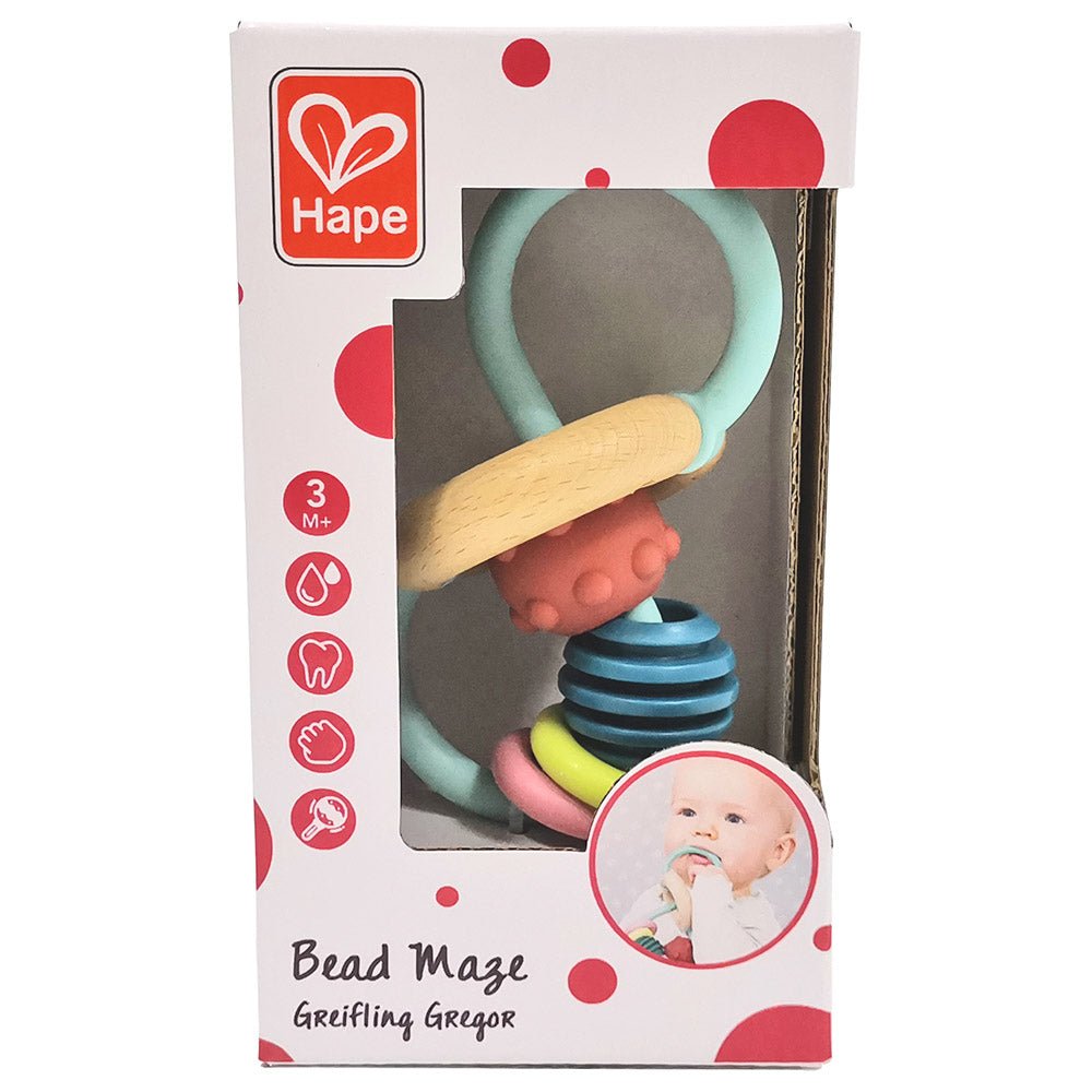 Hape Teether Bead Maze Baby Toy - Colorland Toys