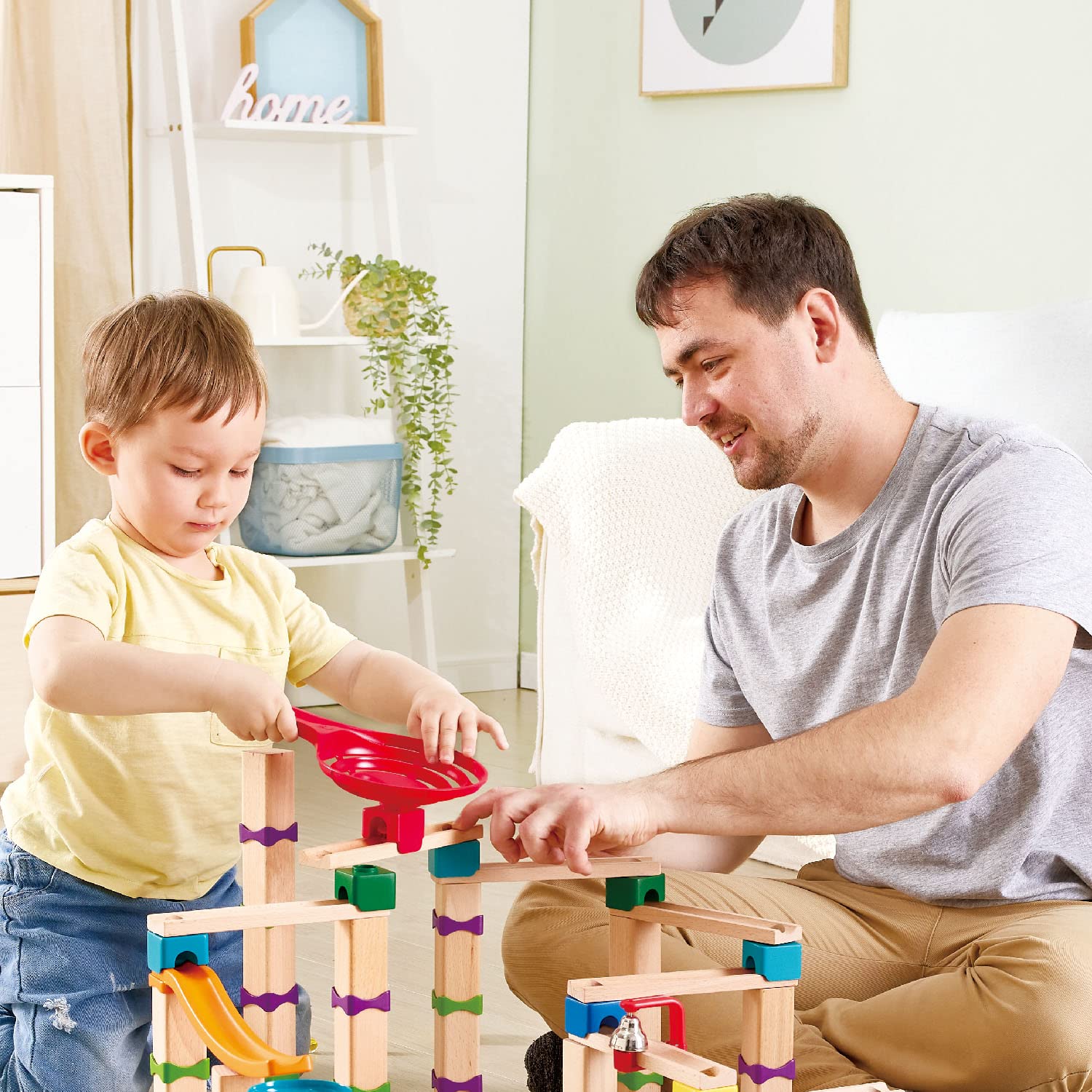 Hape Tricks & Twists Marble Track E1100 - Colorland Toys