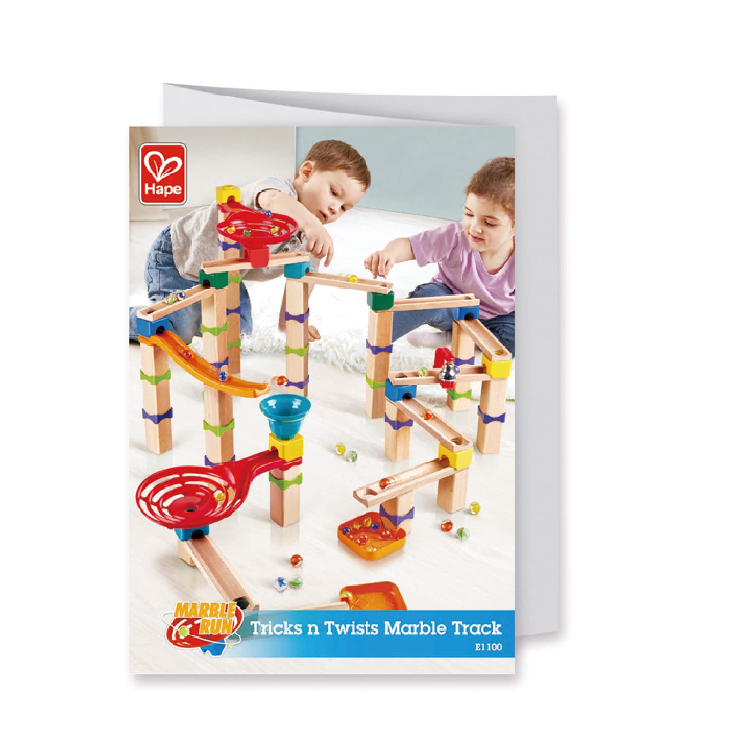 Hape Tricks & Twists Marble Track E1100 - Colorland Toys