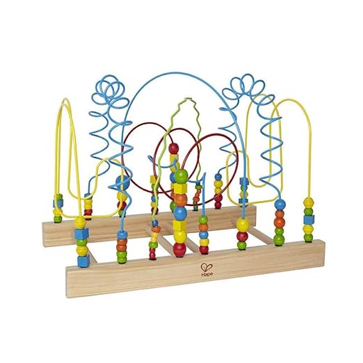 Hape Tunnel Mountain Wooden Toddler Colorful Bead Maze E1900 - Colorland Toys