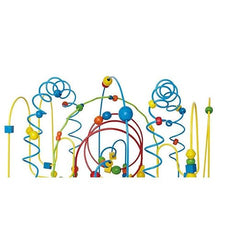 Hape Tunnel Mountain Wooden Toddler Colorful Bead Maze E1900 - Colorland Toys