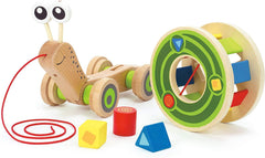 Hape Walk - A - Long Snail E0349 - Colorland Toys