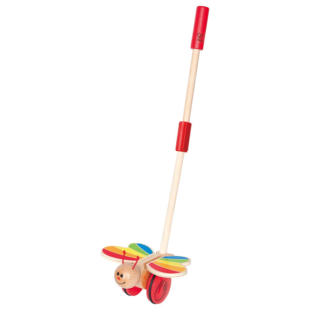 Hape Wooden Butterfly Push and Pull Toy - Colorland Toys