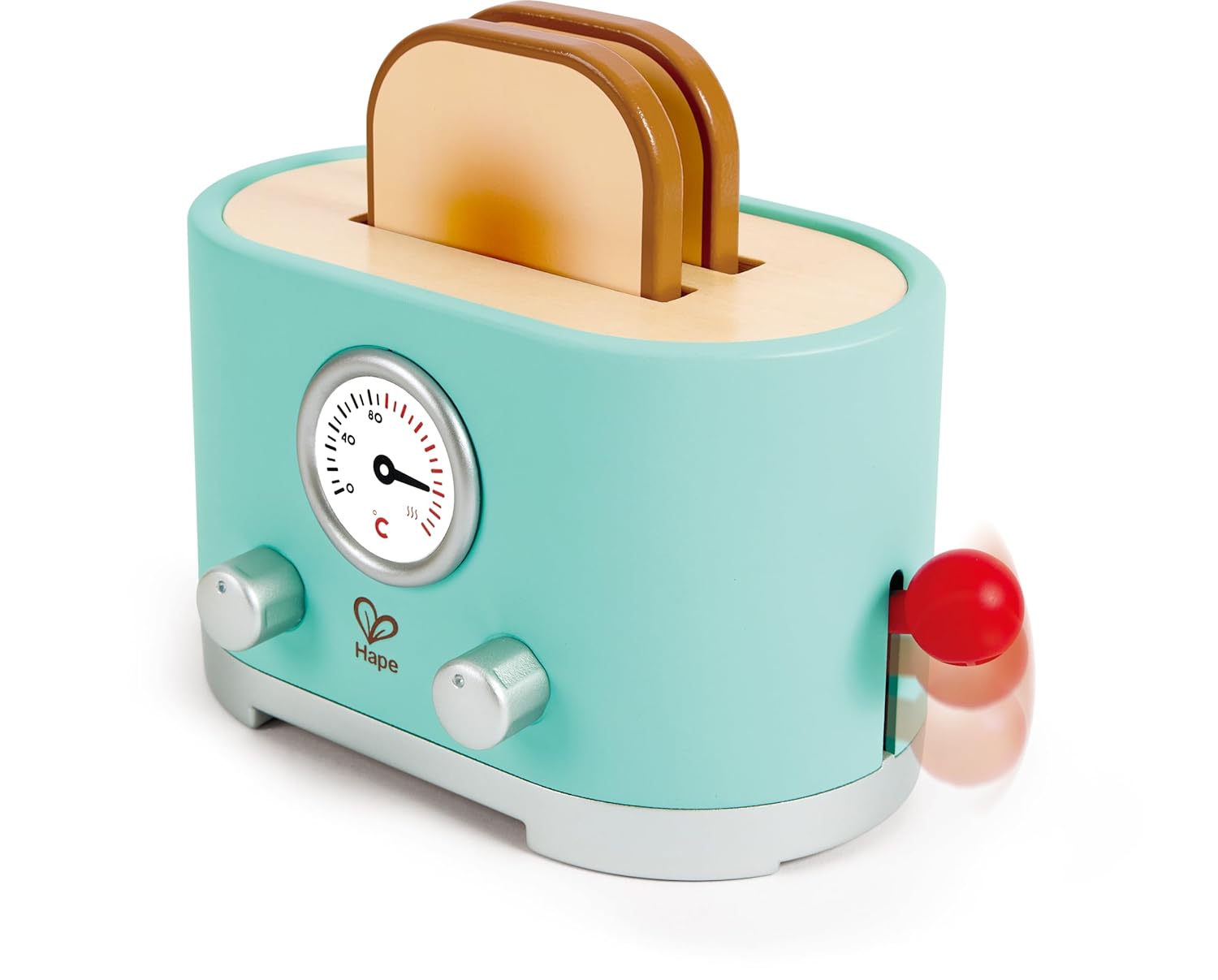 Hape Wooden Ding & Pop-Up Toaster — Kids' Play Kitchen Toy - Colorland Toys