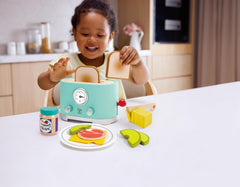 Hape Wooden Ding & Pop-Up Toaster — Kids' Play Kitchen Toy - Colorland Toys