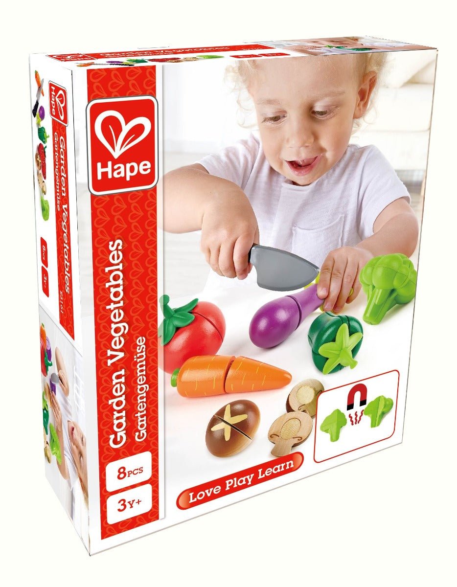 Hape Wooden Garden Vegetables Cooking Accessories - Colorland Toys