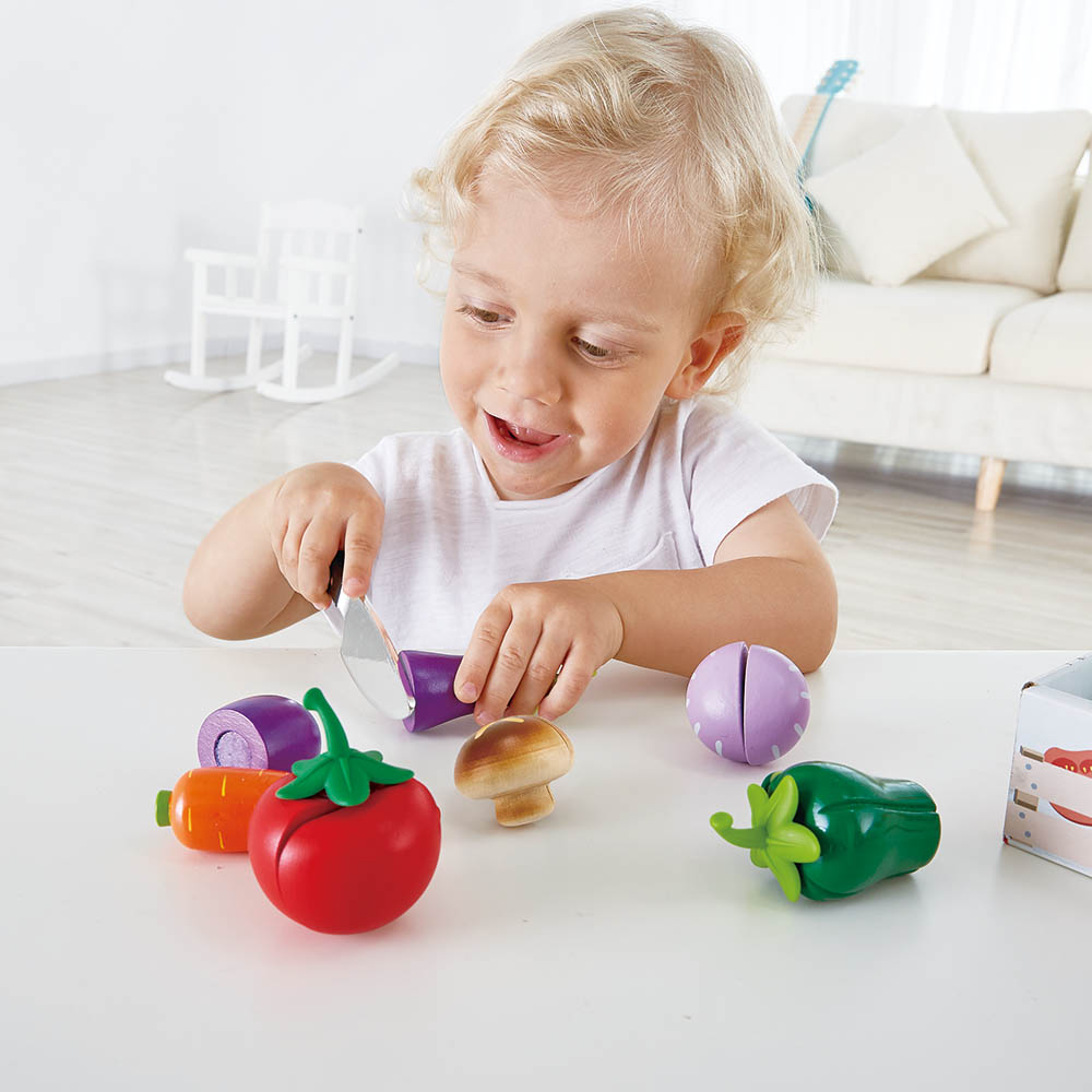 Hape Wooden Garden Vegetables Cooking Accessories - Colorland Toys