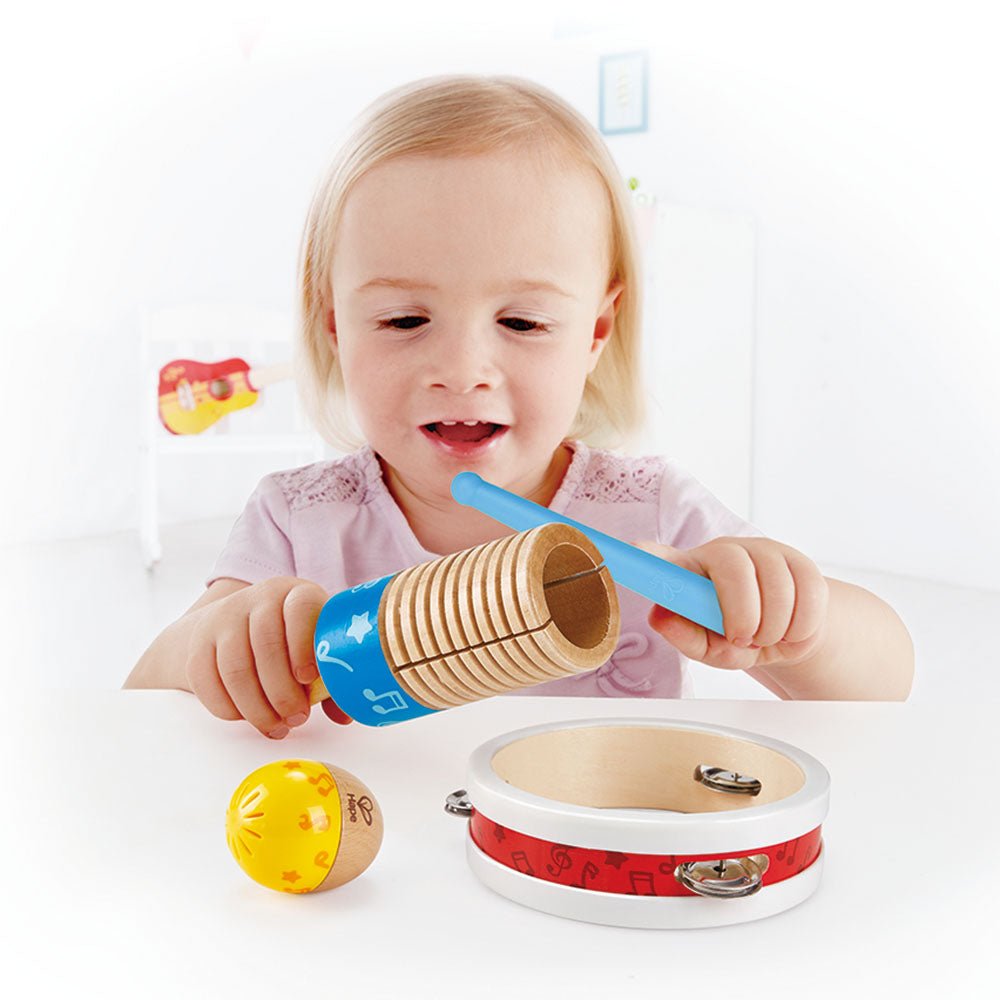 Hape Wooden Musical Rhythm Set 4pcs - Colorland Toys