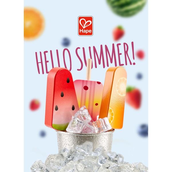 Hape Wooden Perfect Popsicles Food Playset - Colorland Toys