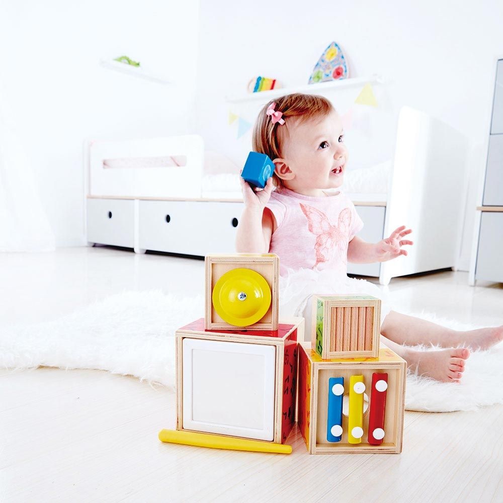 Hape Wooden Stacking Musical Set - Colorland Toys