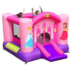 Happy Hop Princess Jumping Castle with Slide 9201P - Colorland Toys
