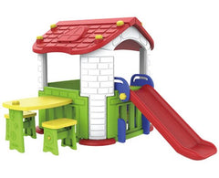 Happy Play House with Slide & Table and Chair CHD - 805 - Colorland Toys