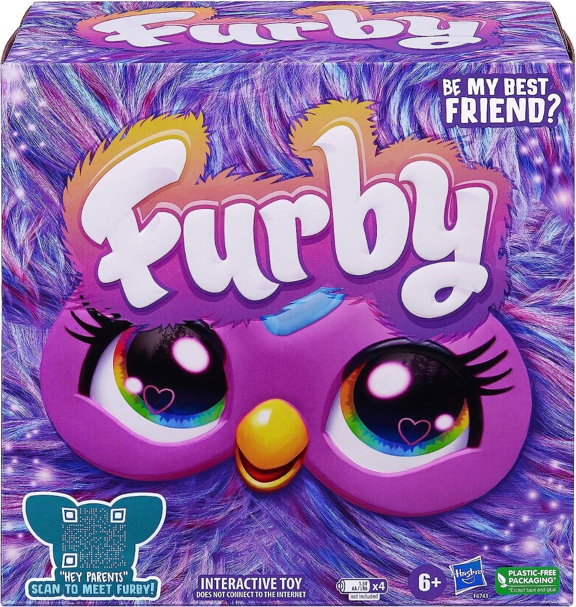 Hasbro Furby Plush Purple F6743 - Colorland Toys