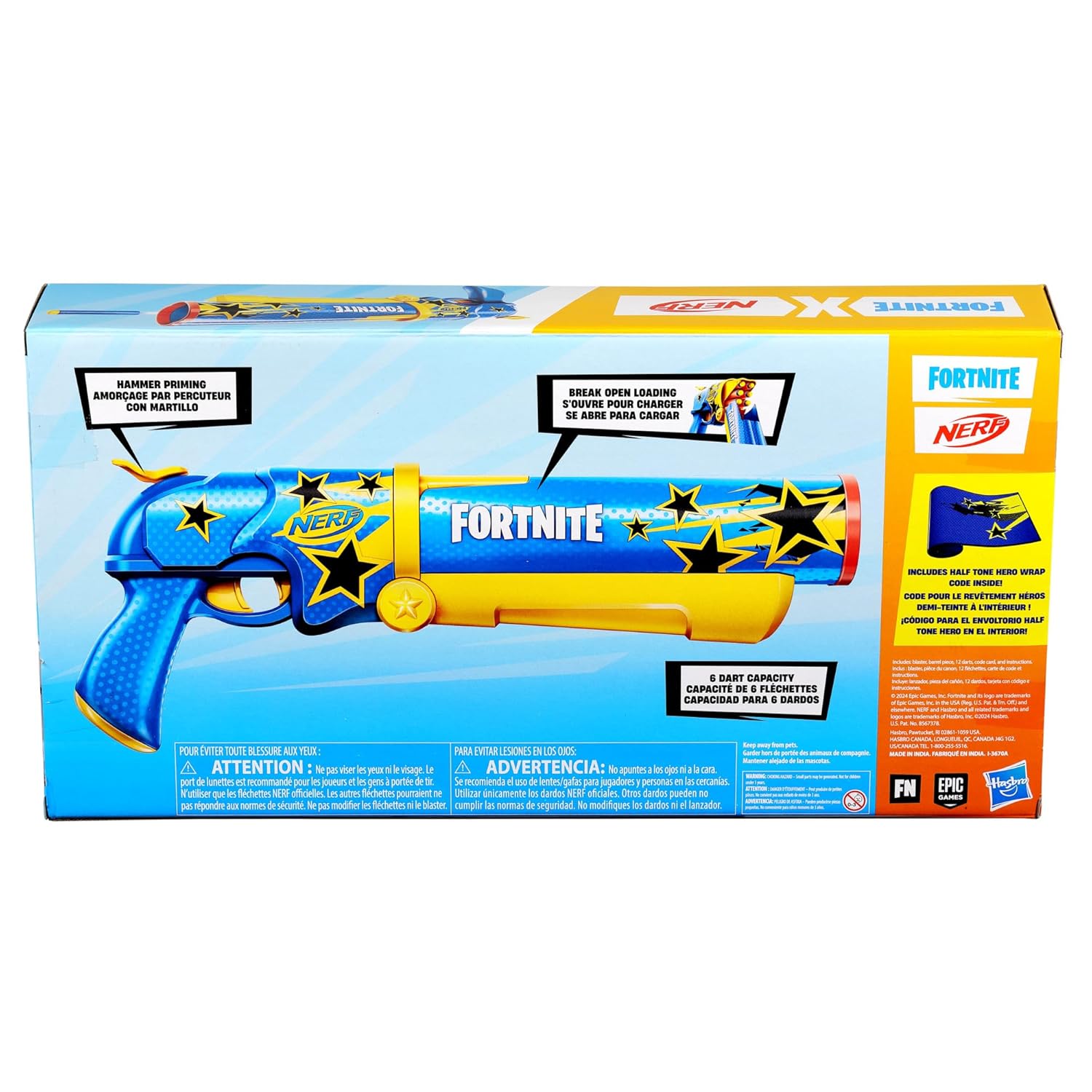 Hasbro Nerf Fortnite Half Tone Hero F8947 - Colorland Toys