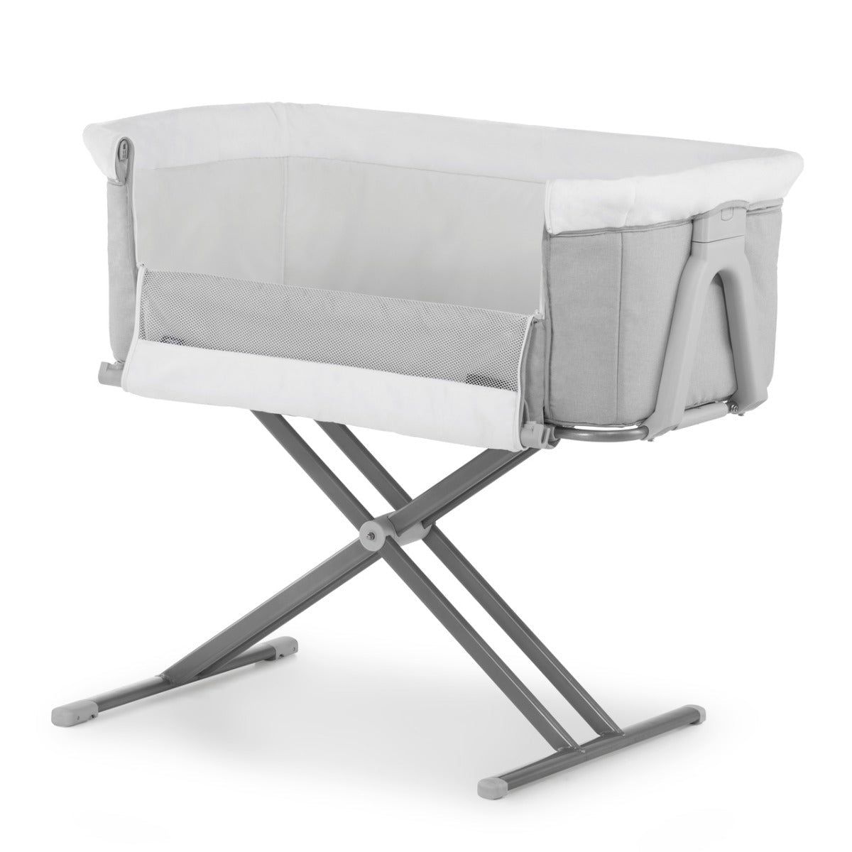 Hauck Face to Me 2 Melange Grey Baby Bed 608531 - Colorland Toys