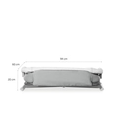 Hauck Face to Me 2 Melange Grey Baby Bed 608531 - Colorland Toys