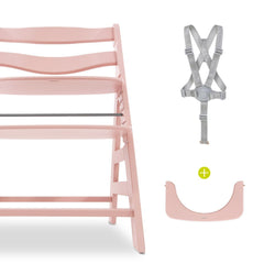 Hauck Wooden High Chair Alpha+ Rose 661314 - Colorland Toys