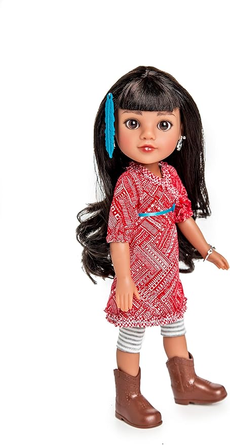 Hearts For Hearts Girls Mosi Native American 14 - inch Doll 36116 - Colorland Toys