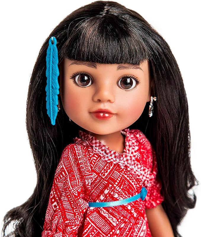 Hearts For Hearts Girls Mosi Native American 14 - inch Doll 36116 - Colorland Toys