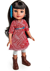 Hearts For Hearts Girls Mosi Native American 14 - inch Doll 36116 - Colorland Toys