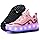 Heely Double Wheels Shoes With Lights Size 34 - Pink LRDWS212 - 34 - Colorland Toys