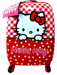 Hello Kitty Kids Luggage with Reusable Stickers 18inch TBT23HKCRKL410 - Colorland Toys